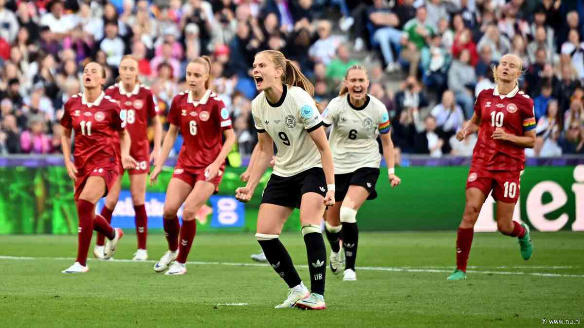Duitsland klopt Denemarken in vermakelijk EK-duel en is dicht bij kwartfinales