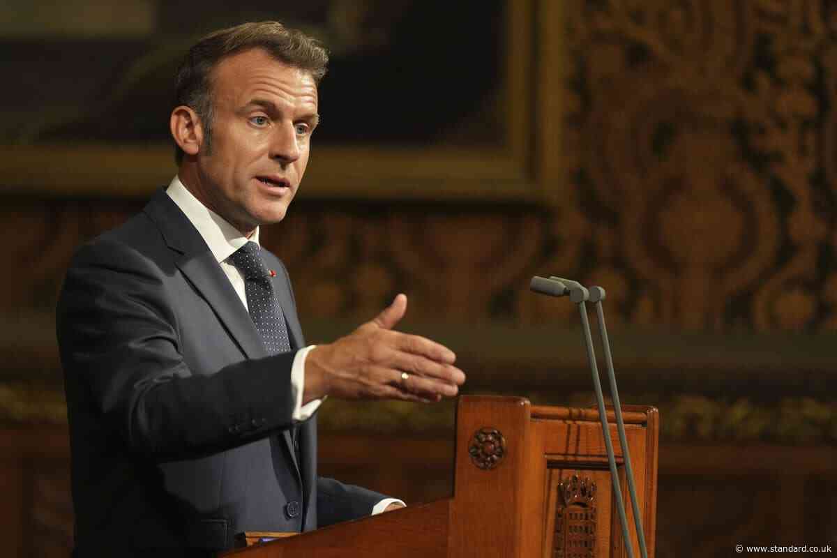 Macron presses for recognition of Palestine as ‘only path to peace’