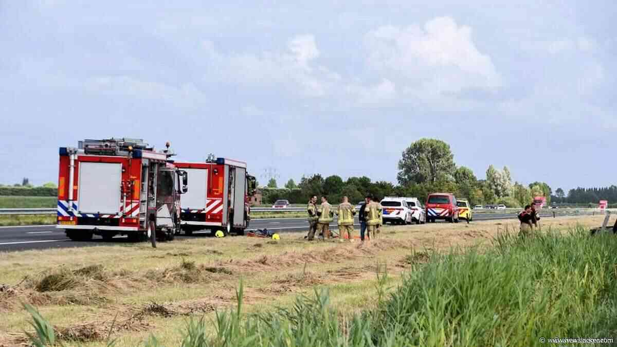 Man (77) overleden door ongeluk op A58, weg tot 22.00 uur dicht
