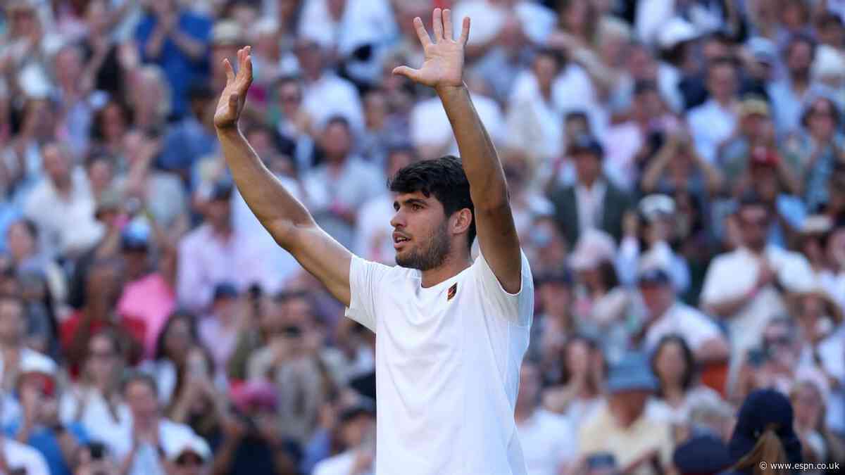 Alcaraz blazes past Norrie into Wimbledon semis