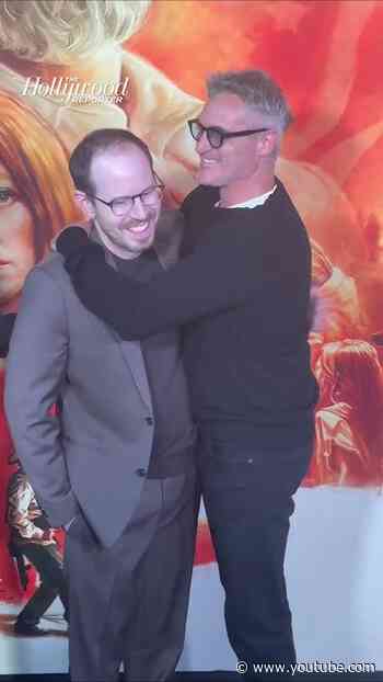 #JoaquinPhoenix and Director #AriAster Pose Together at the Premiere of #Eddington #shorts