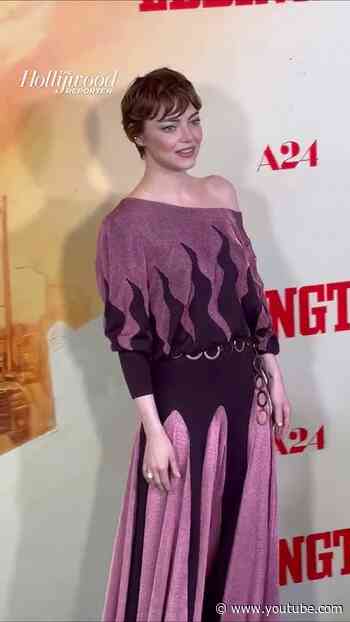 #EmmaStone Stuns at the #Eddington Premiere in #LosAngeles #shorts