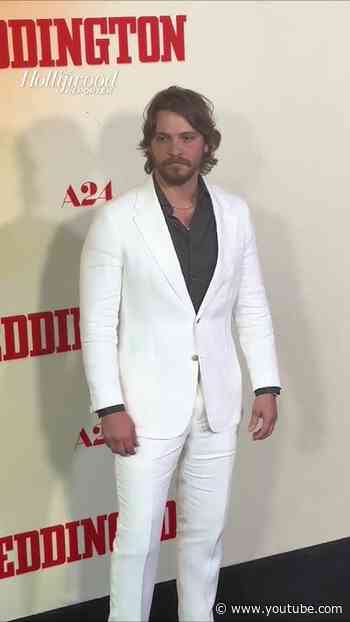#LukeGrimes Hits the Carpet With #JoaquinPhoenix at the Premiere of #Eddington #shorts