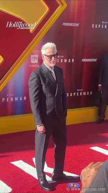 Director #JamesGunn Hits the Carpet at the Premiere of #Superman #shorts