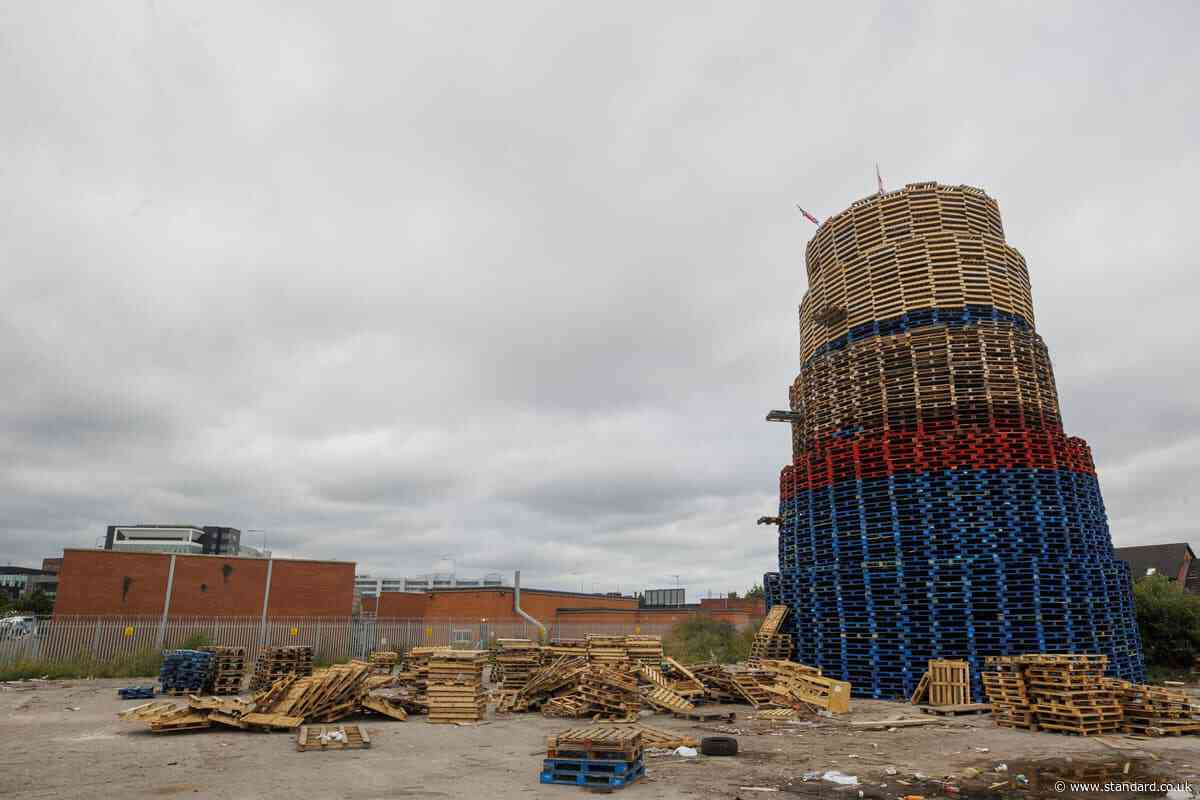 Legal action expected over loyalist bonfire sparking concern in Belfast