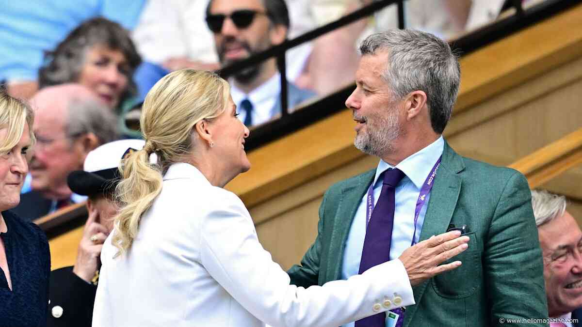 King Frederik greets Duchess Sophie with a kiss during joint outing - see photos
