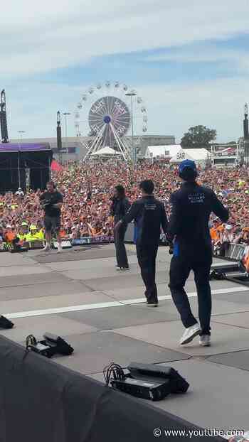 POV: You walk on stage at the #BritishGP 🤯 #f1 #silverstone