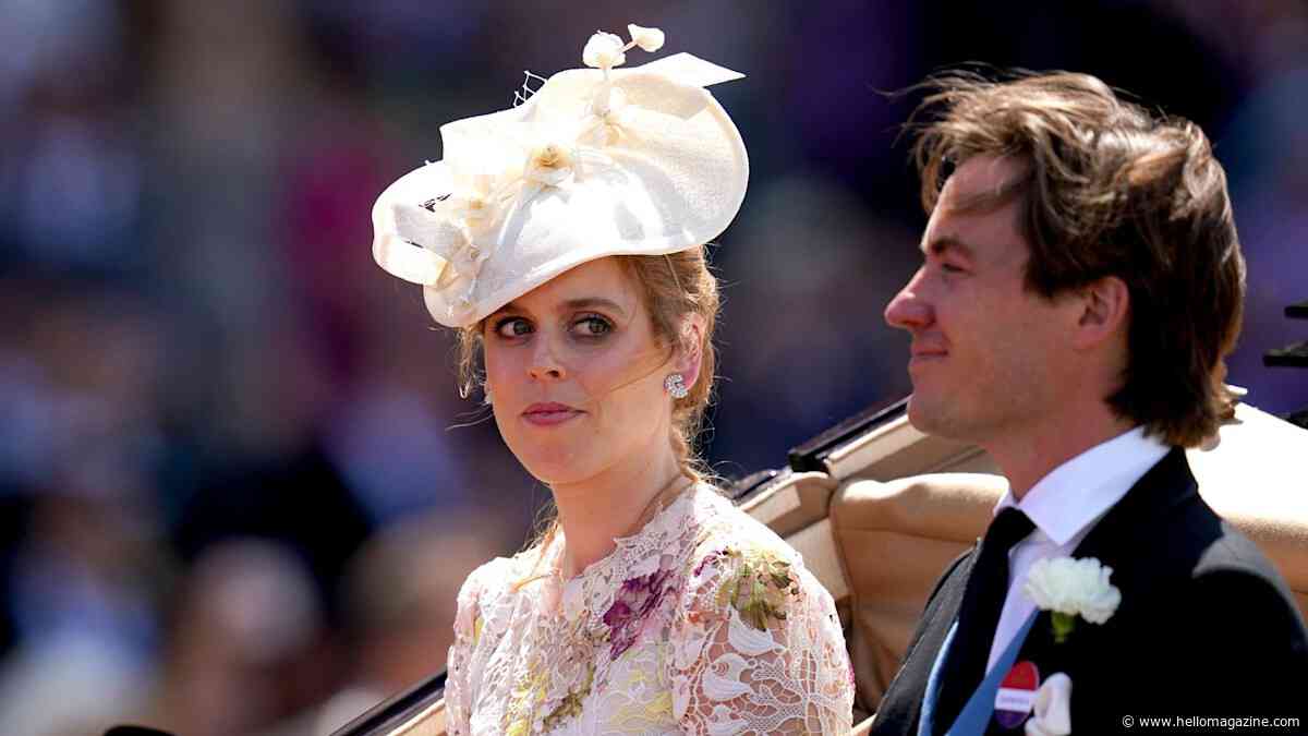 Princess Beatrice's husband Edoardo swoons over King Charles' garden
