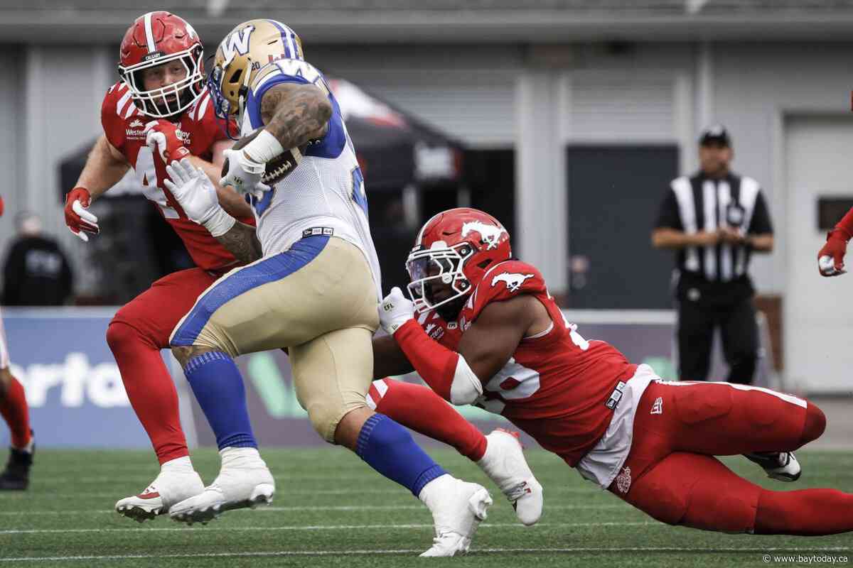 Linebacker Jacob Roberts making most of chance to start with Calgary Stampeders