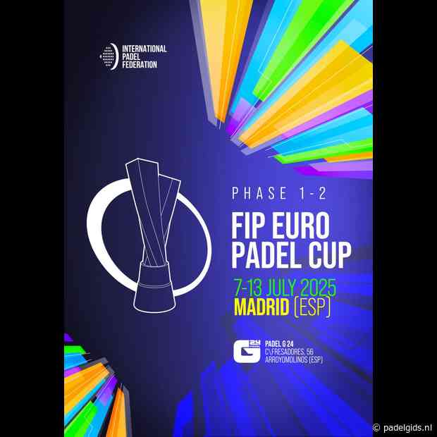 Nederland plaatst zich voor Final 8 van FIP Euro Padel Cup 2025