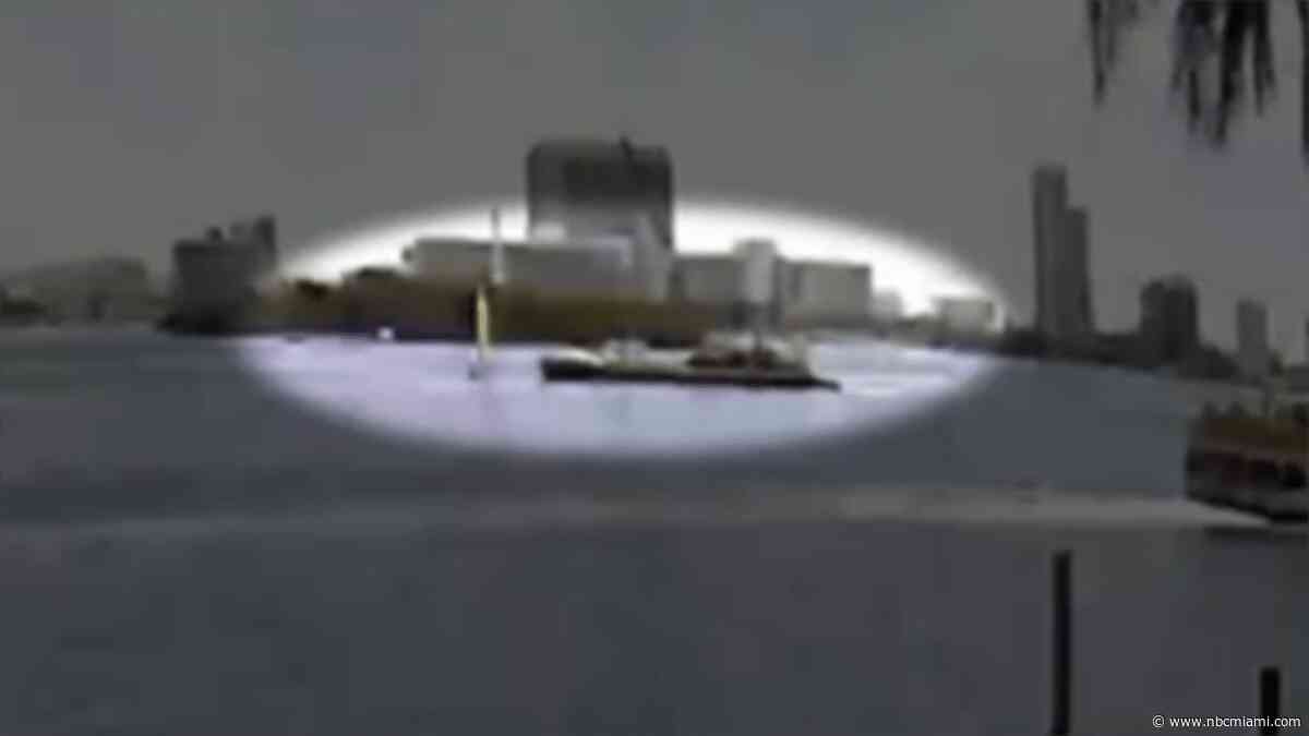 Video shows moment barge struck sailboat in Biscayne Bay, killing 2 girls