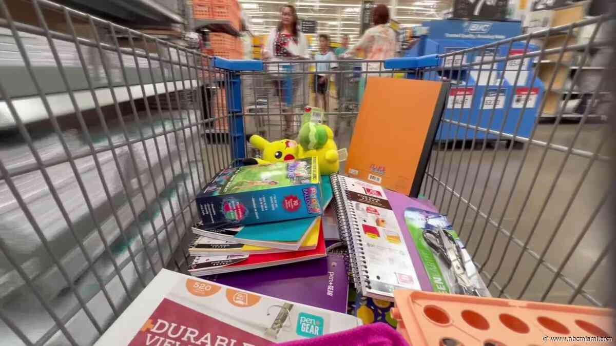 Florida's back-to-school tax holiday starts Friday: Full list of tax-free items to buy