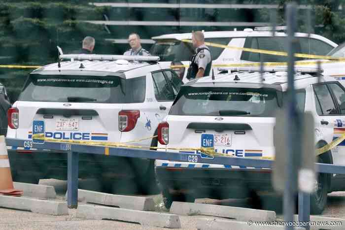 Strathcona RCMP Detachment locks down after officer shoots individual in parking lot