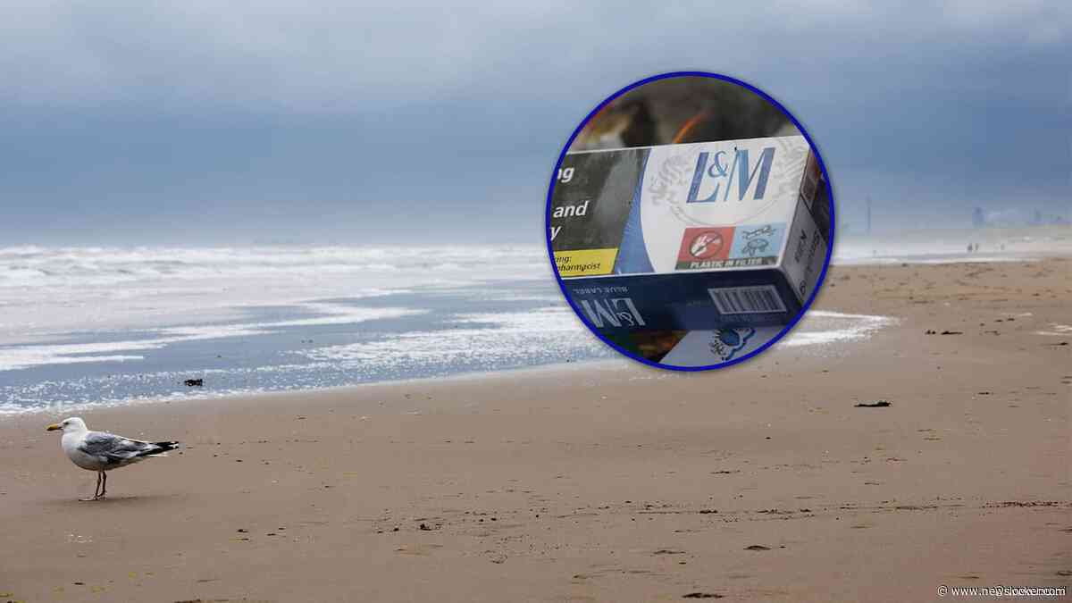 Zestig sloffen sigaretten aangespoeld op verschillende stranden in Noord-Holland