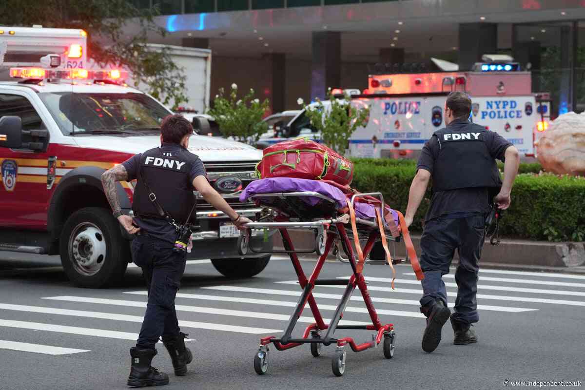 Gunman dead after at least two shot in Midtown office building where Blackstone and NFL based