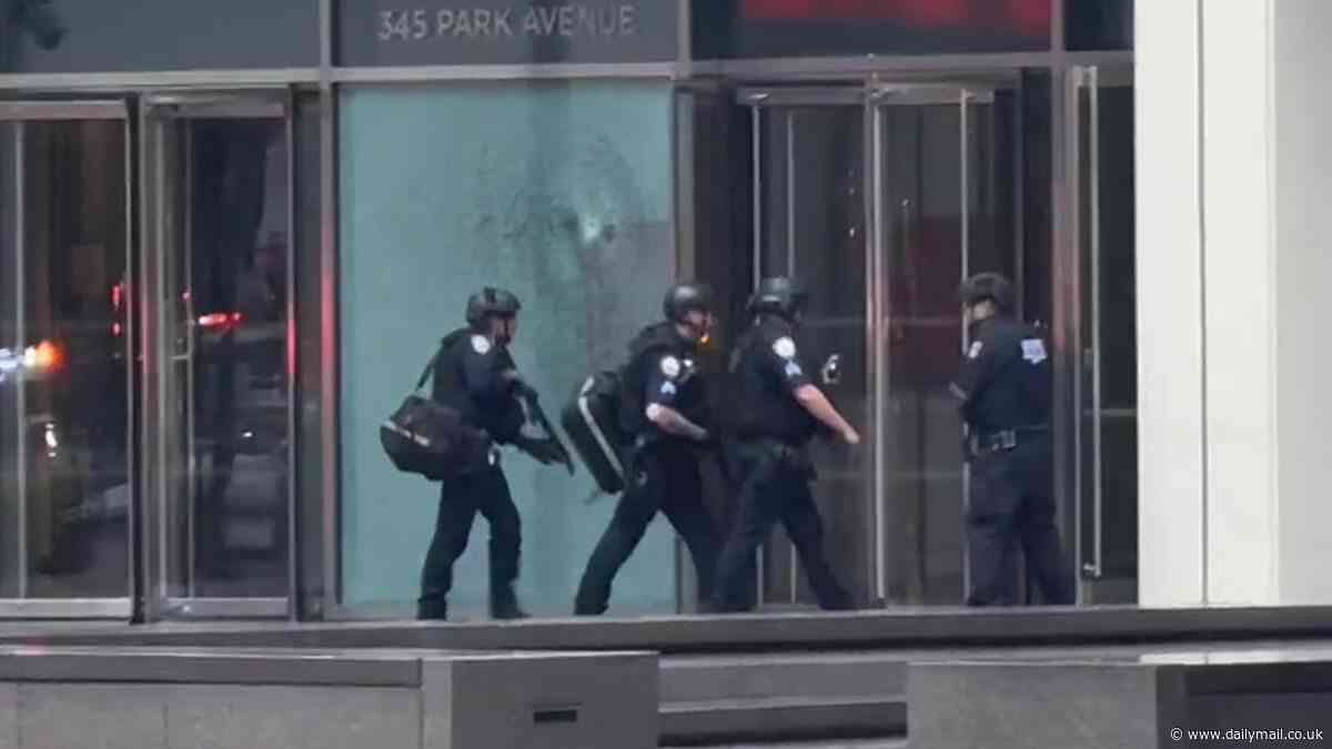 Gunman with assault rifle kills one police officer, leaves six others injured, in terrifying broad daylight shooting in NYC