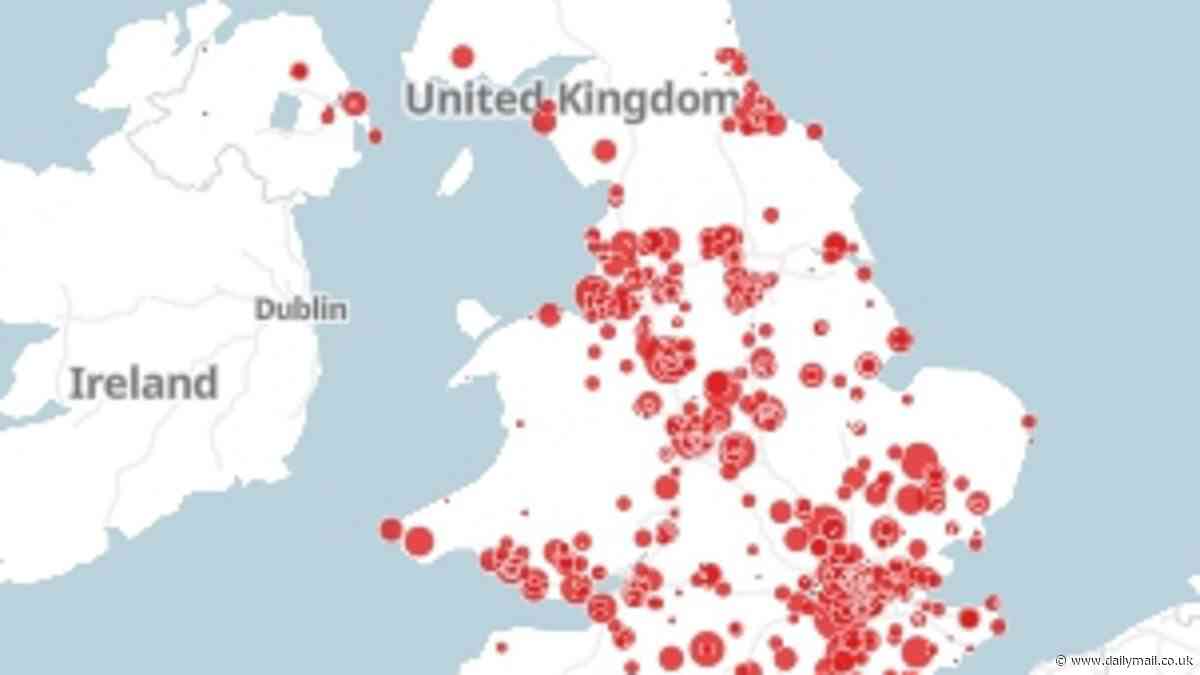 The truth about Britain's 'dark economy': Map reveals how nearly 1,000 businesses were fined £37MILLION for hiring illegal workers last year