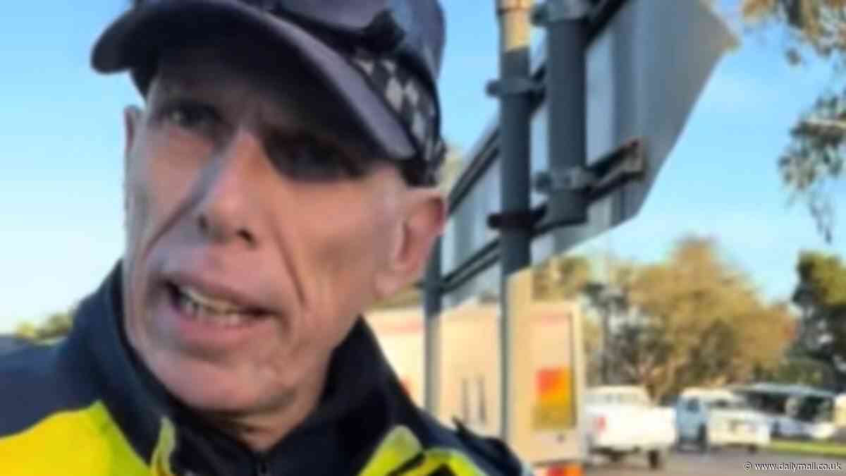 No-nonsense Aussie cop gets the ultimate revenge on idiot driver who was abusing him