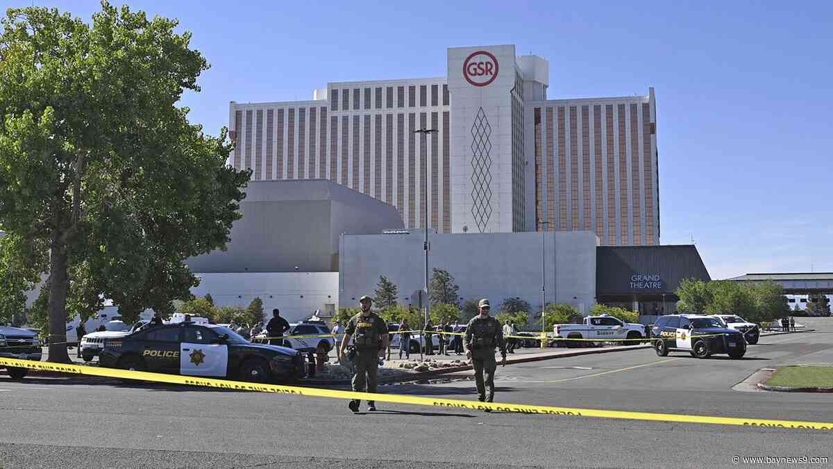 Shooter opens fire outside Reno casino, killing 3 and injuring several others