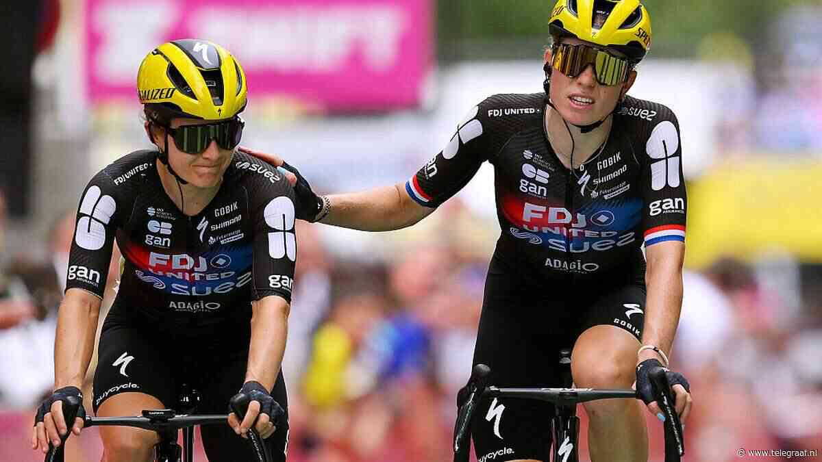 Tour de France hangt voor Demi Vollering aan zijden draadje: vermoedelijk een hersenschudding