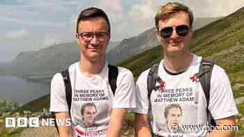 Teens complete Three Peaks in memory of friend