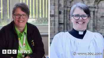 New deacon working supermarket and church aisles