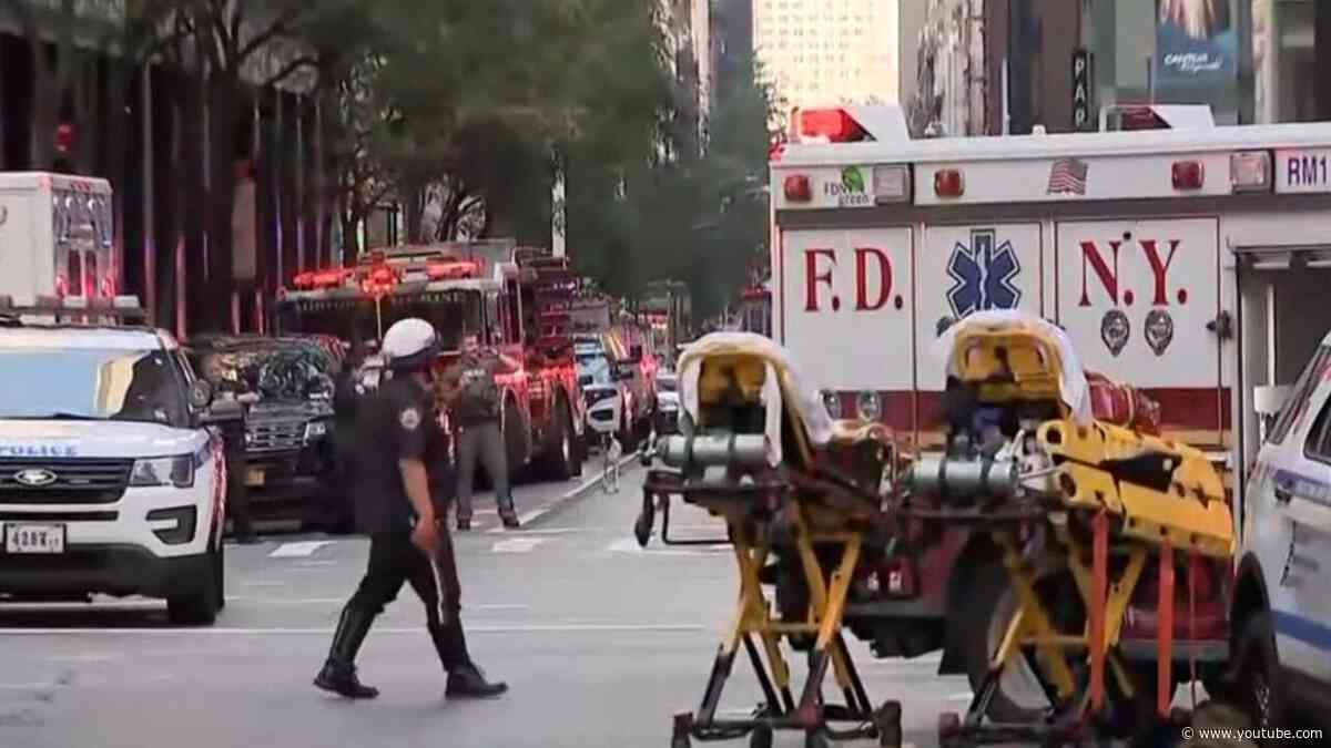 At least 1 cop, 2 civilians shot in Midtown Manhattan, gunman reportedly dead