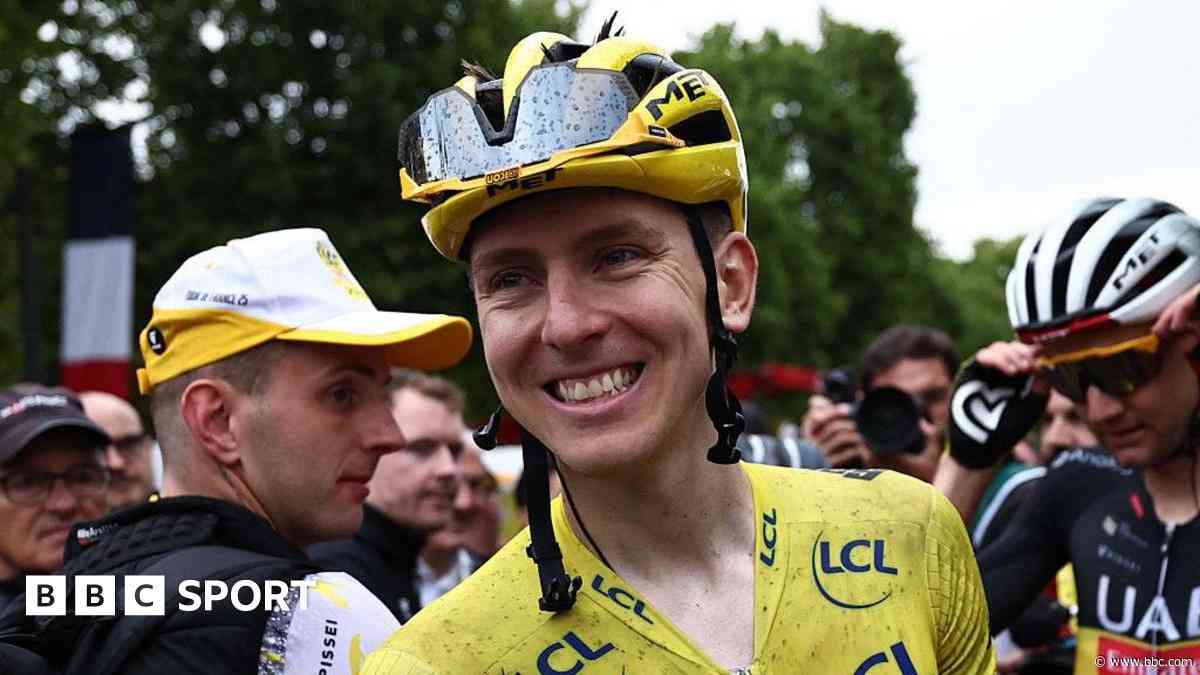 Van Aert wins final stage as Pogacar seals Tour title