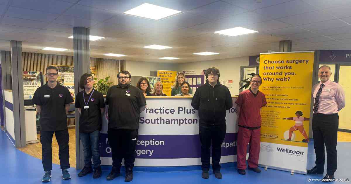 Young adults with learning disabilities celebrate first hospital internships