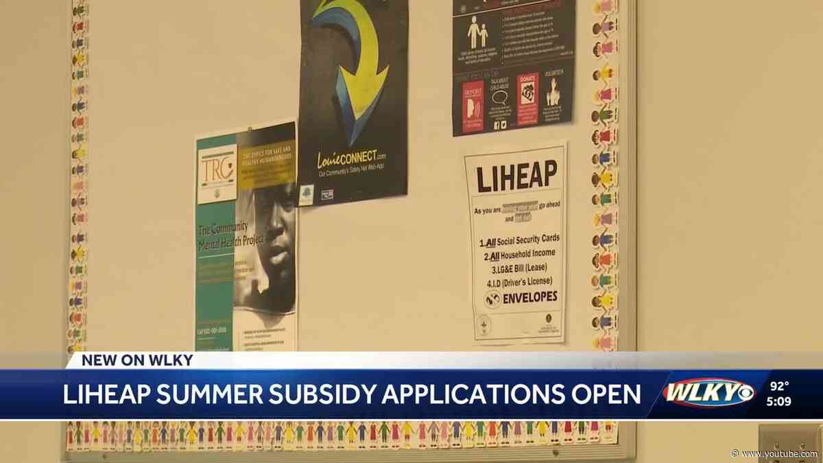 Louisville accepting applications for summer utility assistance program