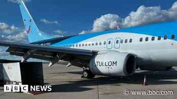 Plane makes emergency landing after tyre puncture